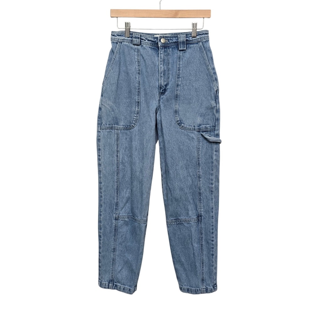 Alex Mill Womens High Rise Carpenter Jeans Medium Wash Blue Cotton Size 26